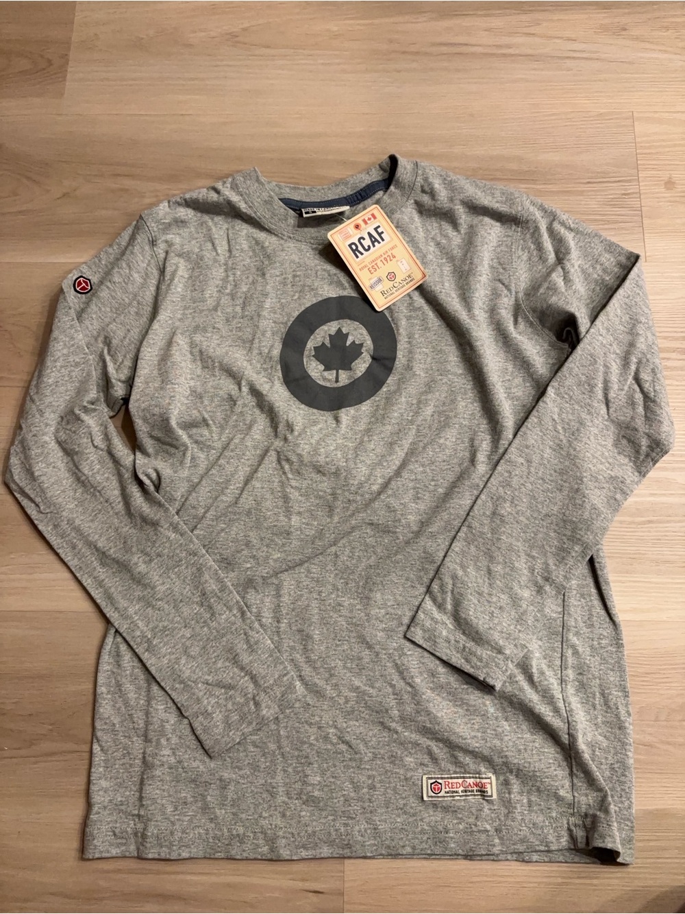 RCAF Long-Sleeve Graphic Tee — Gray